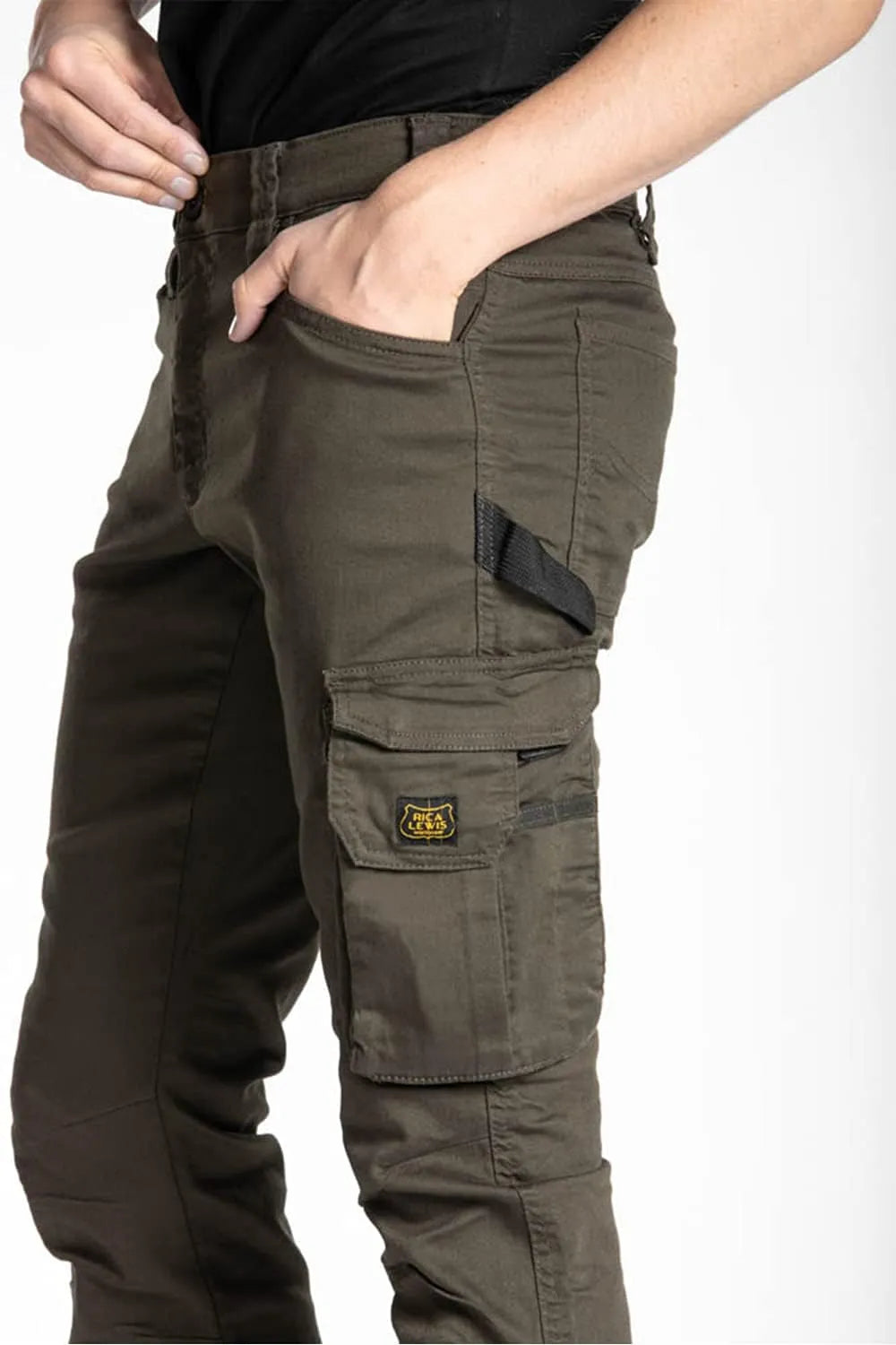 Men's twill cargo pants
