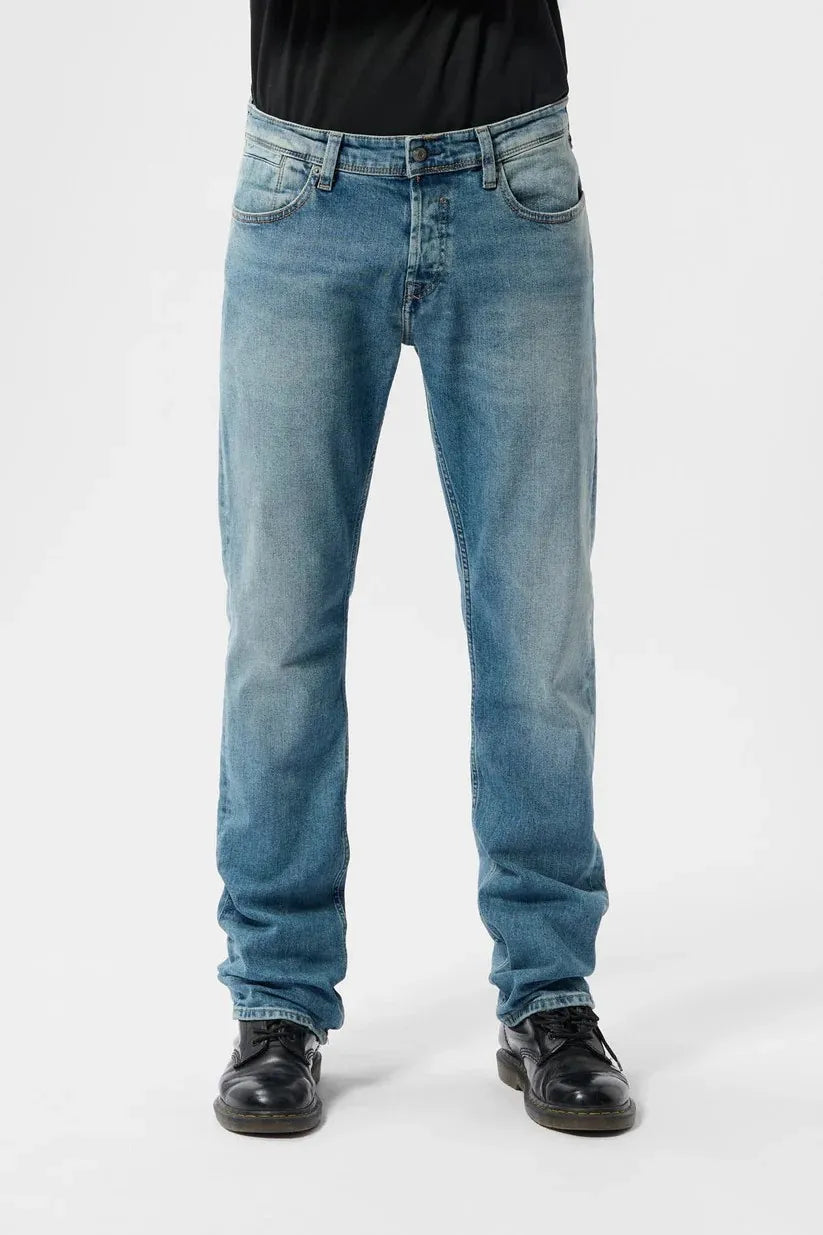 Men's light blue regular jeans