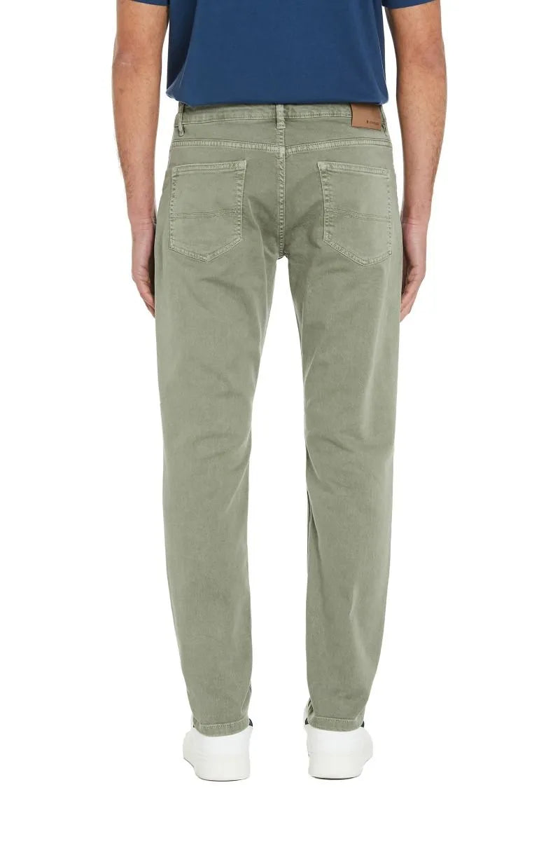 Men's green relaxed fit jeans