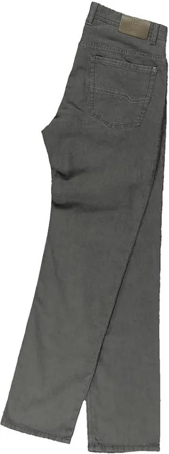 Men's grey straight fit jeans