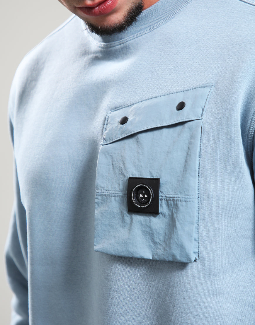 Men's sky blue sweatshirt