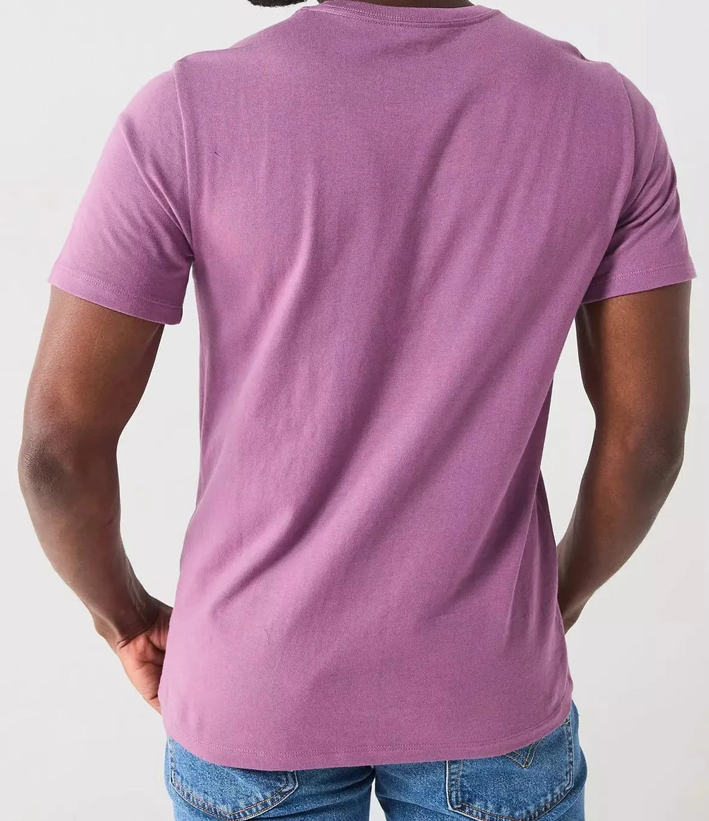 Men's Purple Short Sleeve T-Shirt