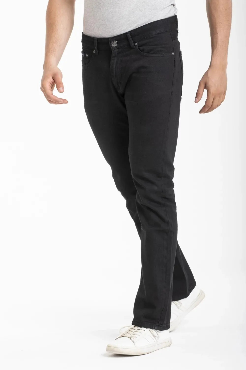Men's black slim fit jeans