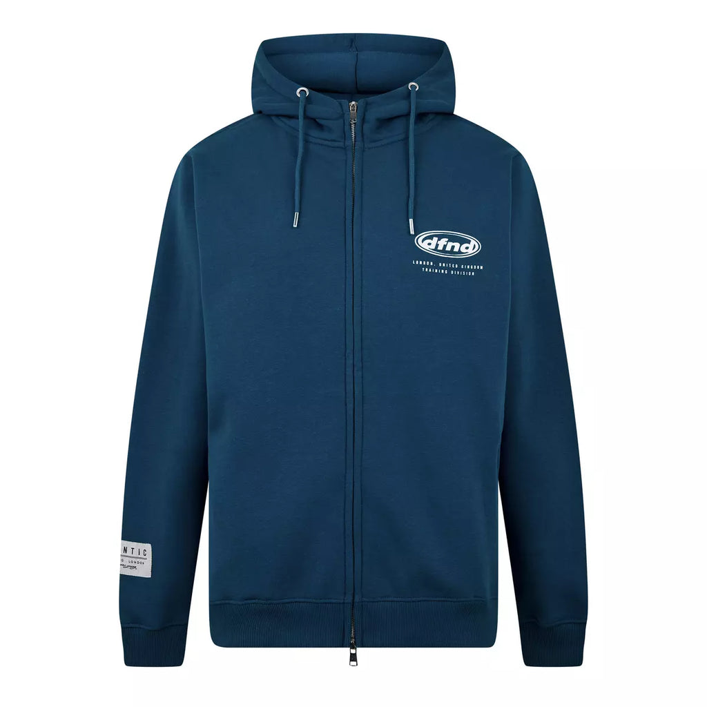 Men's blue zip up hoodie