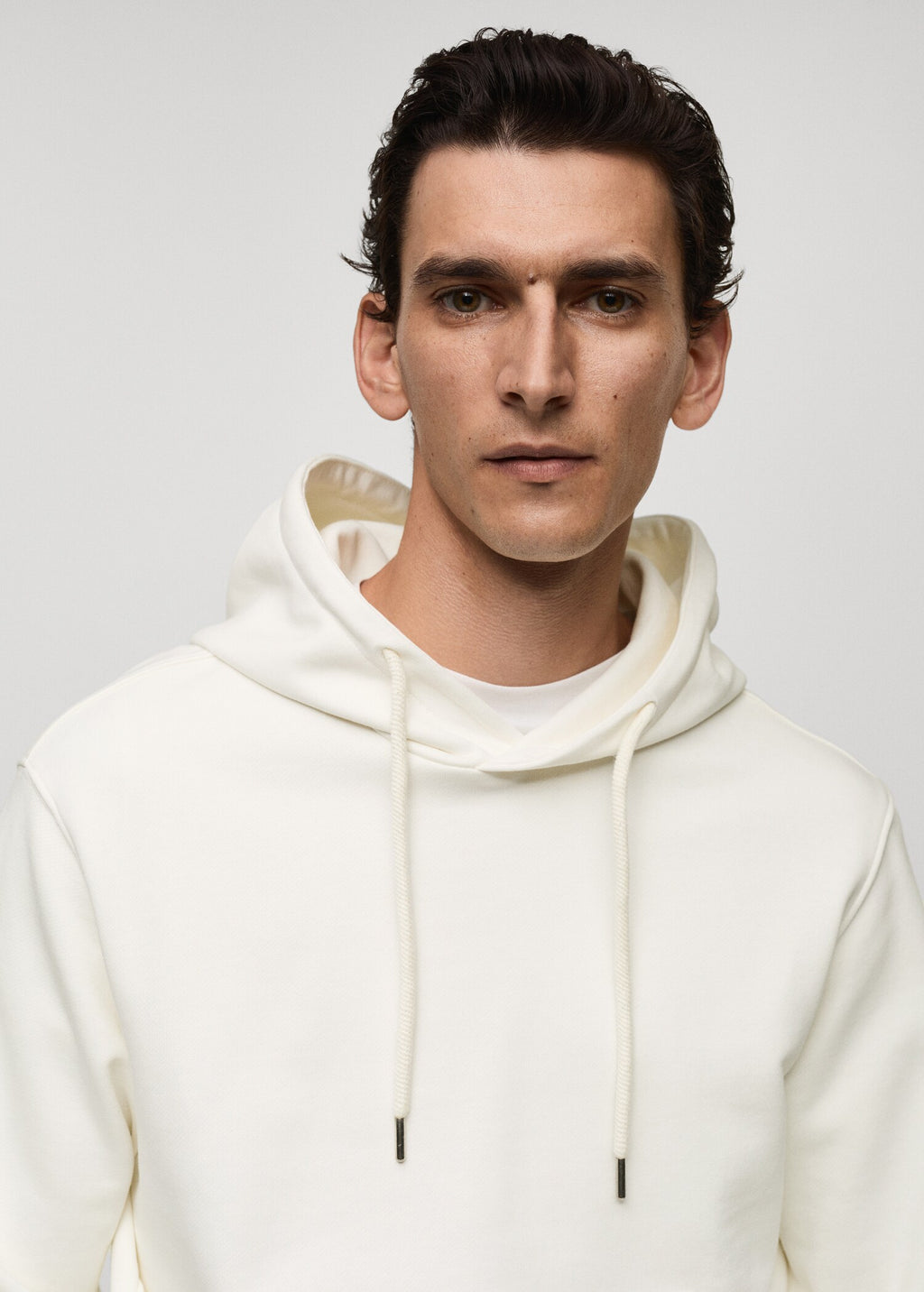 Men's off-white hoodie