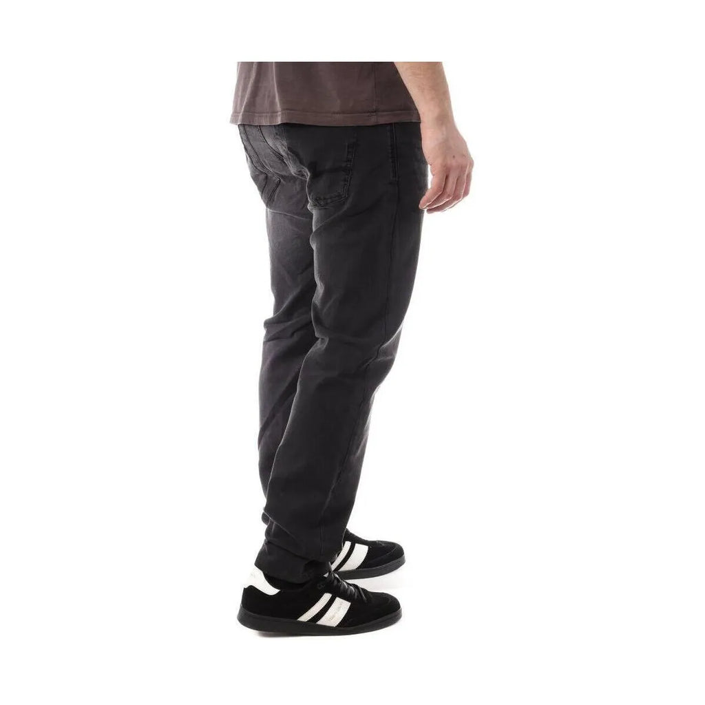 Men's black regular jeans