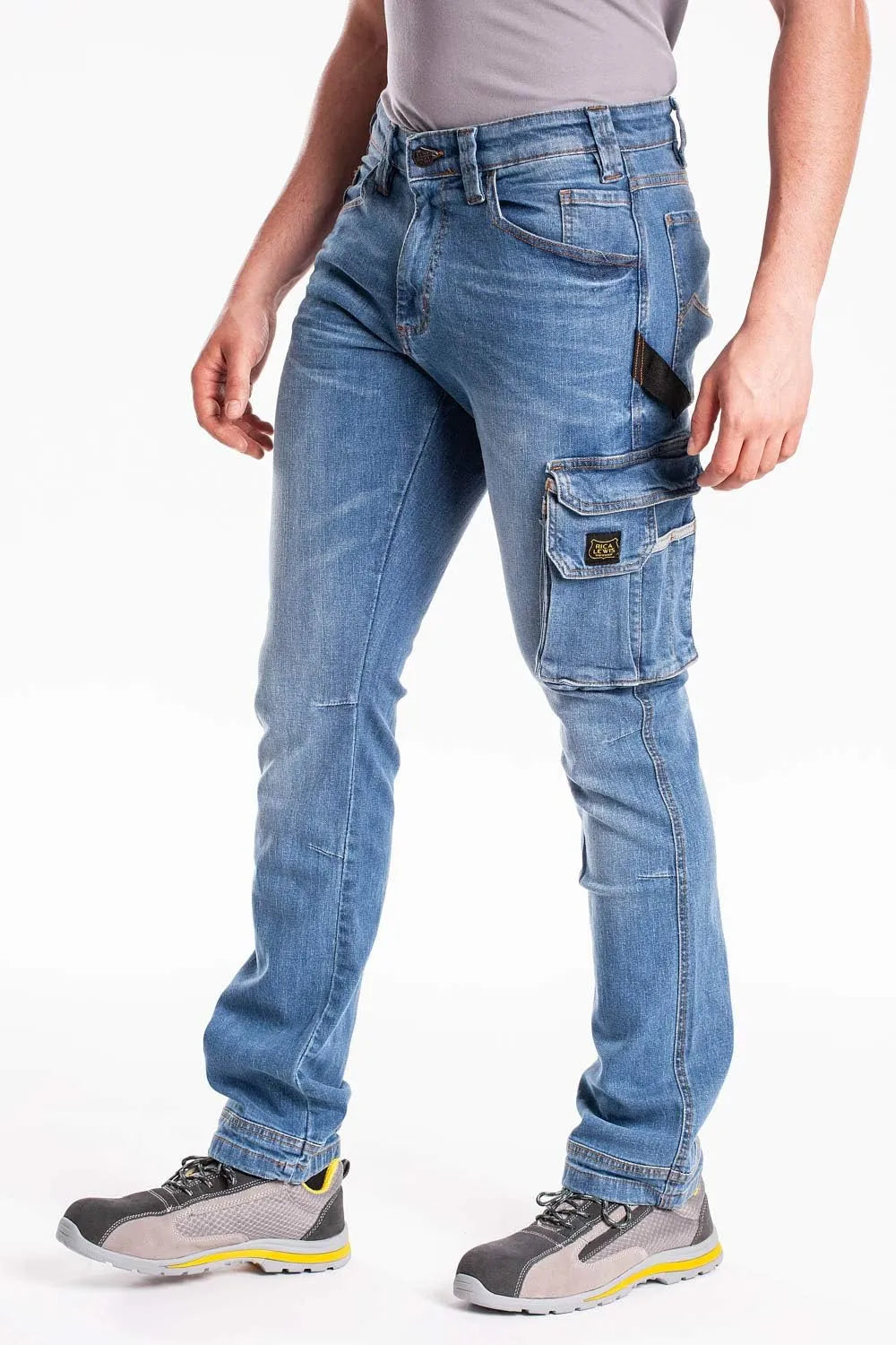 Men's Blue Cargo jeans