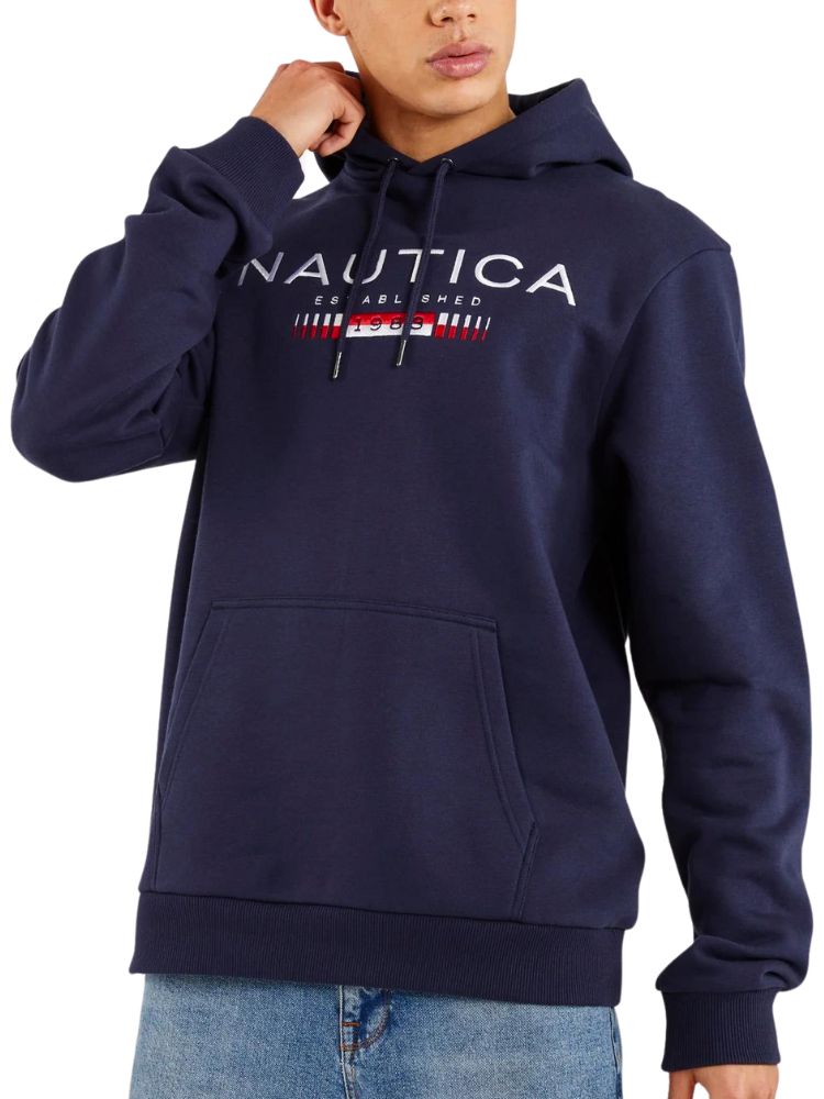 Men's navy blue hoodie