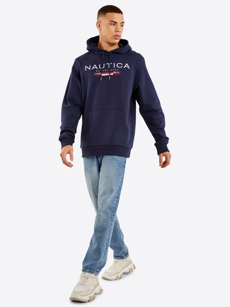 Men's navy blue hoodie