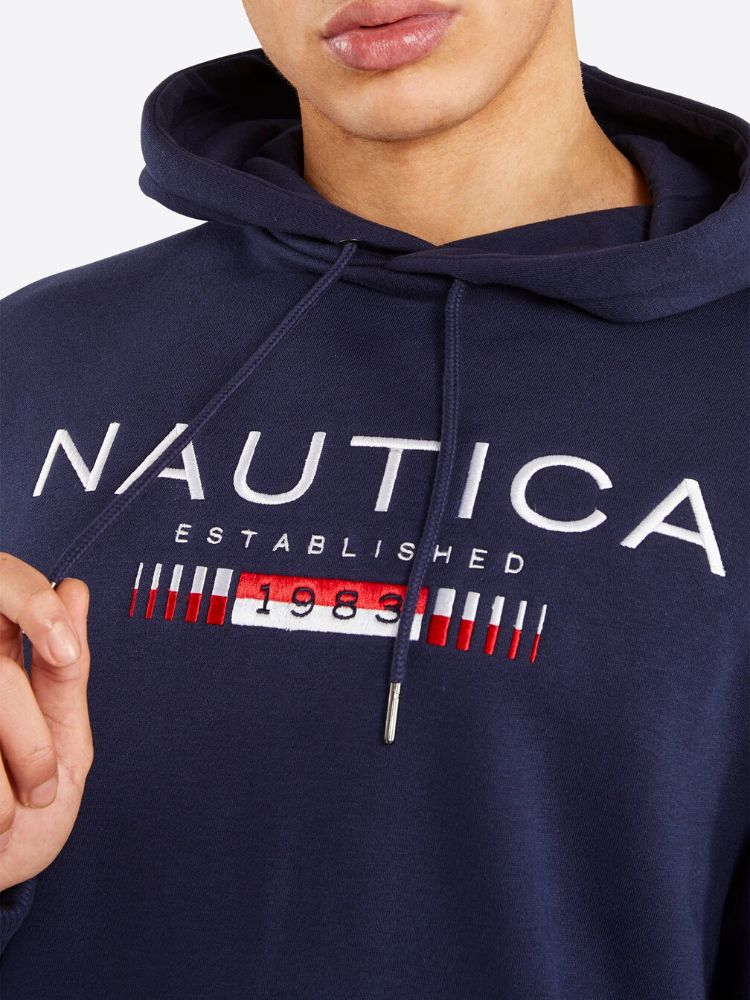 Men's navy blue hoodie