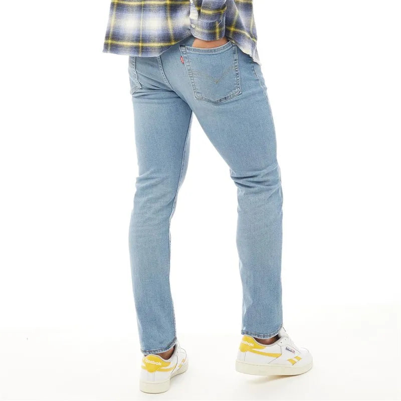 Men's light blue skinny fit jeans