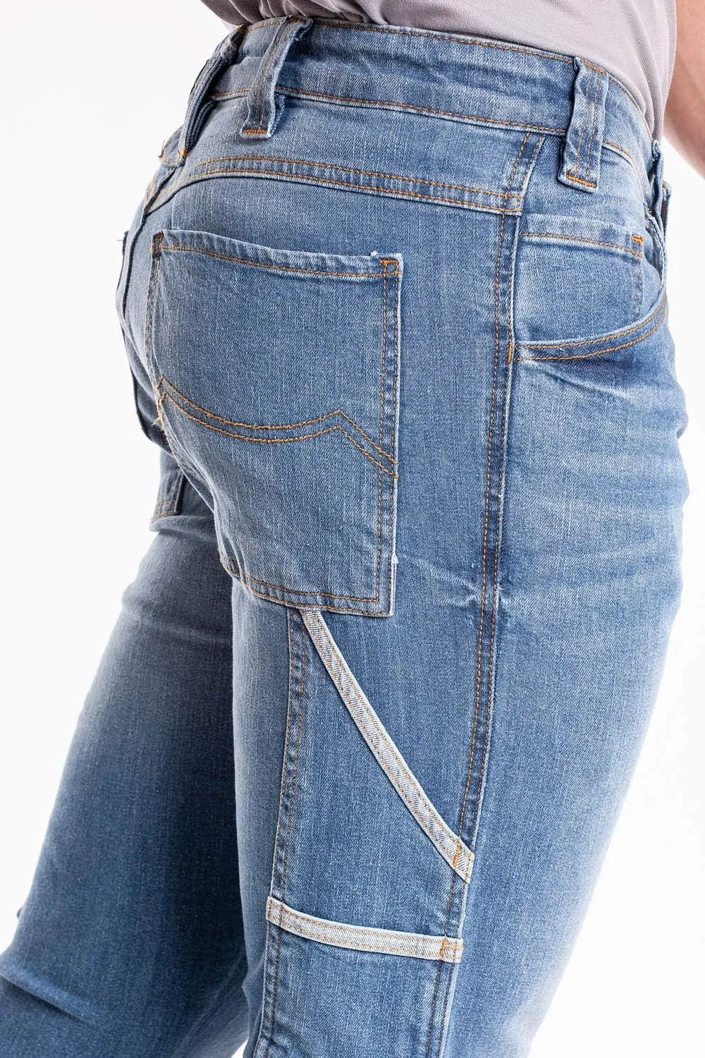 Men's Blue Cargo jeans