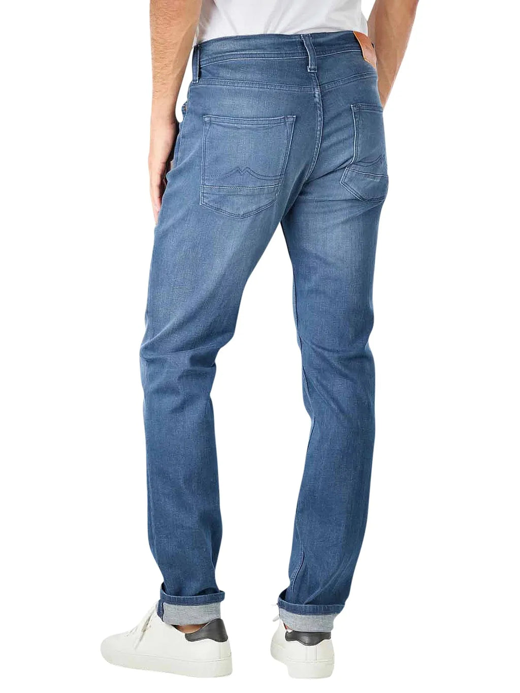 Men's dark blue slim fit jeans