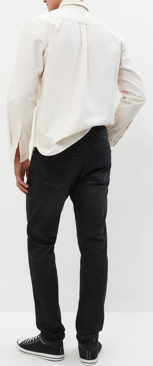Men's black slim fit jeans