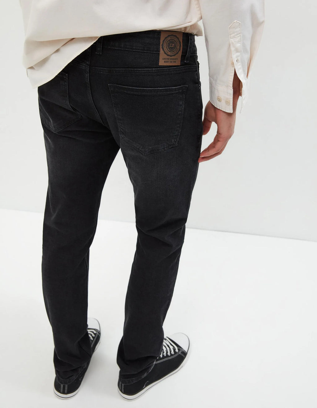 Men's black slim fit jeans