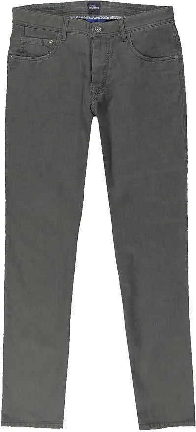 Men's grey straight fit jeans
