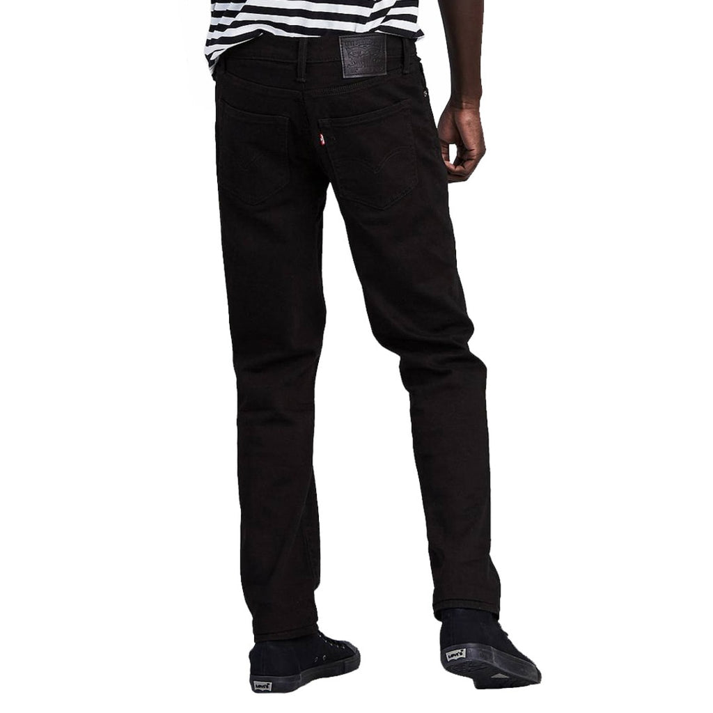 Men's jet black slim fit jeans