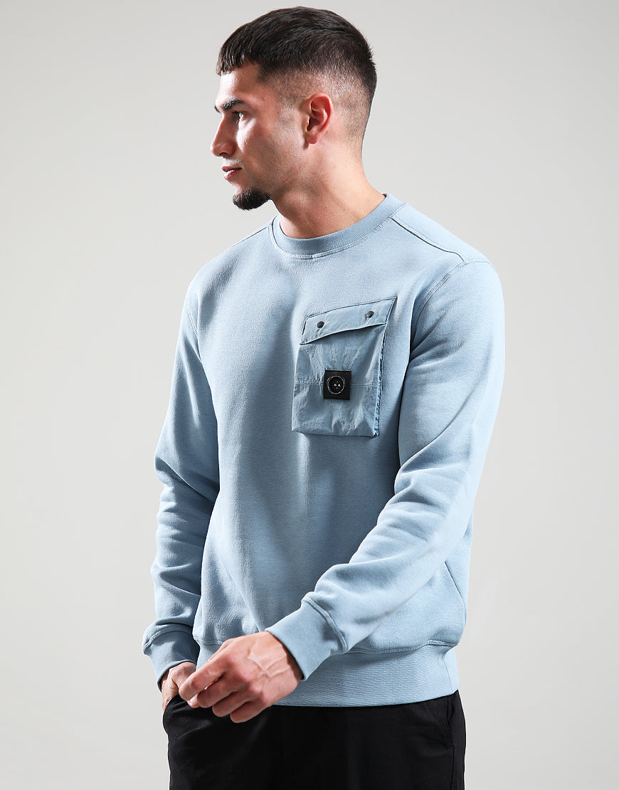 Men's sky blue sweatshirt