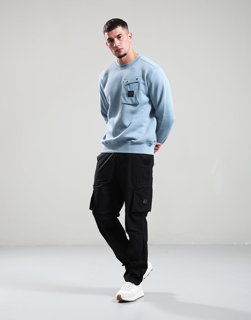 Men's sky blue sweatshirt