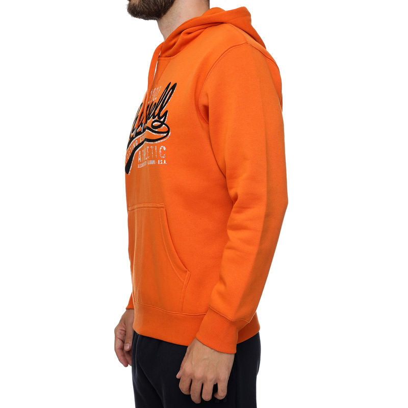 Men's orange hoodie
