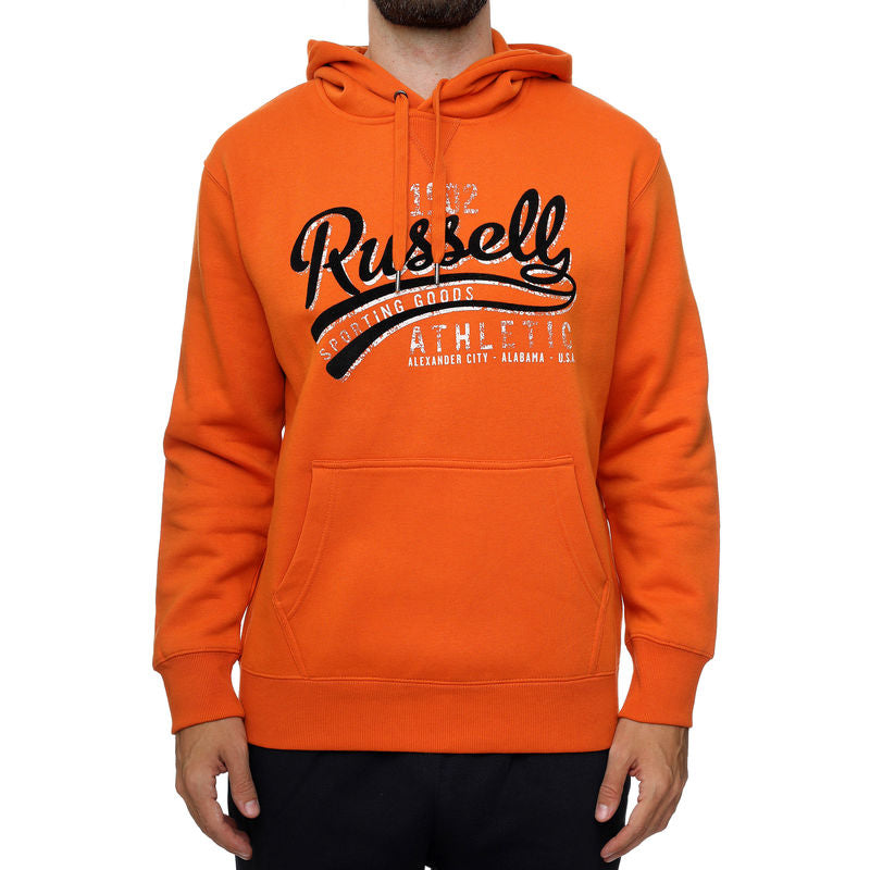Men's orange hoodie