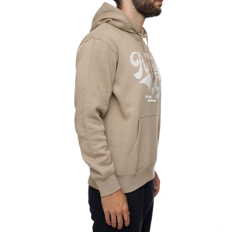 Men's Beige pullover hoodie