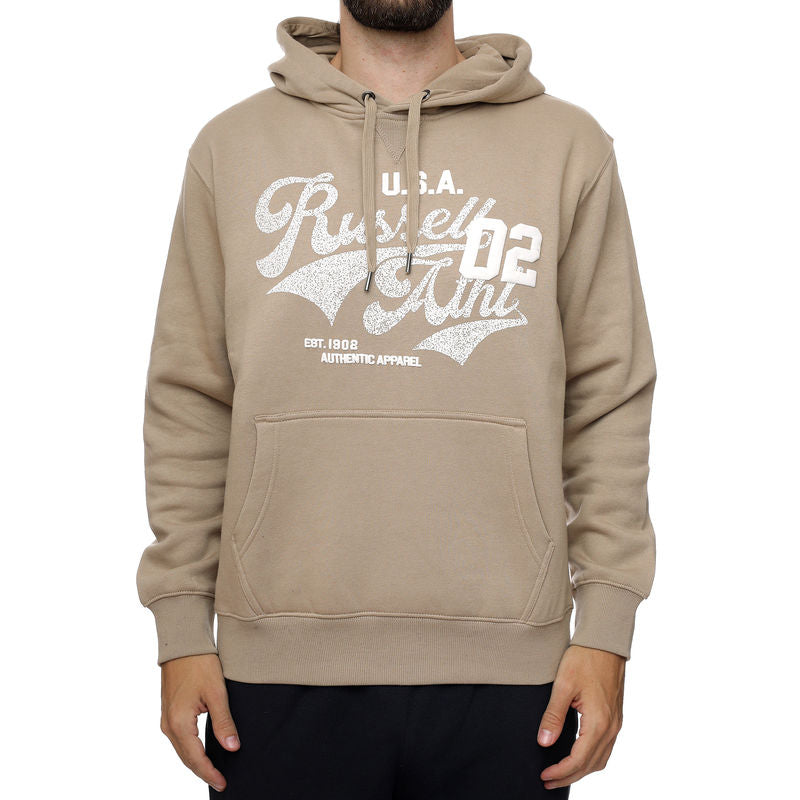 Men's Beige pullover hoodie